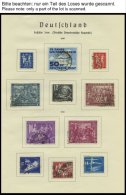 SAMMLUNGEN O, Gestempelter Sammlungsteil DDR Von 1949-55, Bis Auf Block 7,8/9 Und 13 Sowie Mi.Nr. 327-41 Komplett, Fast - Collections