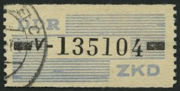 DIENSTMARKEN B D 26V O, 1959, 10 Pf. Lebhaftgraublau/schwarz, Buchstabe V, Pracht, Gepr. Weigelt, Mi. 75.- - Otros & Sin Clasificación