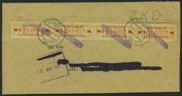DIENSTMARKEN B D 18IIN BrfStk, 1958, 10 Pf. Mittelbraungelb/dunkelgelblichrot Auf Hellolivgrau, Type II, Buchstabe N, Im - Other & Unclassified