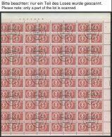 DDR A.2483-2650 O, 1980/1, Aufbau In Der DDR, Komplette Garnitur In Bogen, Pracht, Mi. Ca. 1500.- (ohne Druckereidatum E - Used Stamps