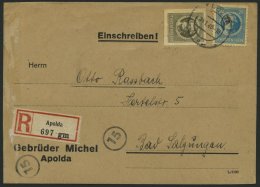 THÜRINGEN 98AXw,99BYaz2 BRIEF, 1945, 20 Pf. Preußischblau, Gezähnt, Vollgummierung, Dickes Papier Und 30 - Other & Unclassified