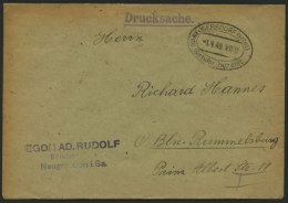 ALL. BES. GEBÜHR BEZAHLT NEUGERSDORF (SACHS) Gebühr Bezahlt, 1.4.49, Ellipsenstempel, Brief Feinst - Autres & Non Classés