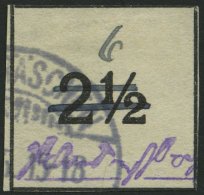 GROSSRÄSCHEN-VORLÄUFER V 22IU O, 1945, 6 Pf. Wertziffer Schwarz Statt Rot, Ungezähnt, Pracht, Signiert Bu - Posta Privata & Locale