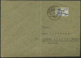 GROSSRÄSCHEN-VORLÄUFER V 18 BRIEF, 1946, 24 Auf 30 Pf. Verreist, Brief Senkrecht Gefaltet, Marke Pracht, Gepr. - Posta Privata & Locale