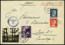 FELDPOST II. WK BELEGE 1942, Feldpostbrief Von GLÜCKTADT Nach Berlin, Dort Mit Rohrpost Befördert, Pracht - Occupation 1938-45