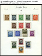 SAMMLUNGEN U. LOTS *,**,o , Ungebrauchte Sammlung Mit Elsaß, Lothringen, Luxemburg Und Ukraine, Dazu Elsaß G - Occupazione 1938 – 45