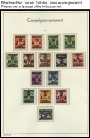 GENERALGOUVERNEMENT **, Komplette Postfrische Sammlung Generalgouvernement Auf Leuchtturm Falzlosseiten, Pracht - Ocupación 1938 – 45
