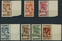 SAARGEBIET 144-50 **, 1931, Volkshilfe, Prachtsatz, Mi. 450.- - Autres & Non Classés