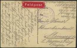 LETTLAND Feldpoststation Nr. 168, 11.9.16 (ohne Feldpoststempel), Auf Ansichtskarte (Grobin) In Die Nähe Von Regens - Lettonie