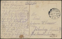 LETTLAND Feldpoststation Nr. 33, Auf Feldpostansichtskarte (Talsen-Gesamtansicht) Aufgeliefert Beim Feldpostamt TALSSEN - Lettonie