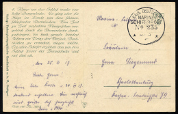 MSP VON 1914 - 1918 235 (2. Halbflottille Der Handelsschutzflottille), 28.3.1917, Feldpost-Künstlerkarte Nach Charl - Maritiem