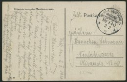 MSP VON 1914 - 1918 140 (Großer Kreuzer ROON), 2.2.1916, Feldpost-Ansichtskarte Von Bord Der Roon, Pracht - Maritiem