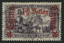 DP CHINA 36A O, 1905, 11/2 D. Auf 3 M., Ohne Wz., Gezähnt A, Pracht, Gepr. U.a. Dietrich, Mi. 150.- - Cina (uffici)