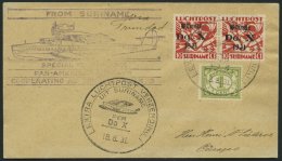 DO-X LUFTPOST 50.SR.f. BRIEF, 10.08.1031, Aufgabe Surinam Mit Sondermarken, Nach Curacao, Prachtbrief - Cartas & Documentos