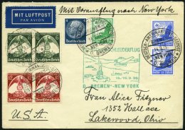 KATAPULTPOST 213b BRIEF, 15.9.1935, &quot,Bremen&quot, - New York, Seepostaufgabe, Prachtbrief - Lettres & Documents