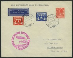 ZULEITUNGSPOST 430 BRIEF, Niederlande: 1936, 7. Nordamerikafahrt, Prachtbrief - Zeppelin