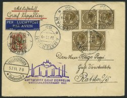 ZULEITUNGSPOST 115 BRIEF, Niederlande: 1931, Oberschlesienfahrt, Prachtbrief - Zeppelin