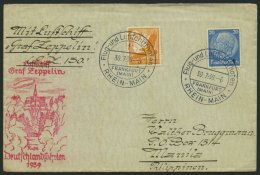 ZEPPELINPOST 460 BRIEF, 1939, Fahrt Nach Kassel, Prachtbrief Nach Manila - Zeppelins