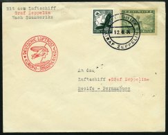 ZEPPELINPOST 250Ab BRIEF, 1934, 2. Südamerikafahrt, Bordpost, Prachtbrief - Zeppelin