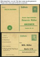 GANZSACHEN PP BRIEF, Privatpost: 1923-45, Fast Nur Ungebrauchte Privatpost-Ganzsachen, Dabei PP 150 * (6x) Und PP 156C5/ - Other & Unclassified