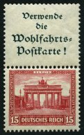 ZUSAMMENDRUCKE S 84 *, 1930, Nothilfe A1.3 + 15, Falzreste, üblich Gezähnt Pracht, Mi. 90.- - Se-Tenant