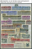 LOTS O,BrfStk , 1933-42, Sauber Gesteckter Dublettenbestand Meist Einfacher Werte, Bedarfserhaltung, Mi. über 1800. - Used Stamps