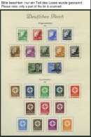 SAMMLUNGEN O,*,Brief , Sammlung Dt. Reich Von 1933-45 Auf KA-BE Seiten Mit Mittleren Ausgaben Und Einigen Belegen, Oftma - Used Stamps