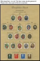 SAMMLUNGEN *,o , Restsammlung Dt. Reich Von 1923-45 Mit Noch Vielen Guten Mittleren Ausgaben, Feinst/Pracht, Hoher Katal - Used Stamps