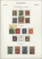 SAMMLUNGEN, LOTS O,BrfStk, BRIEF, Schöne Gestempelte Sammlung Dt. Reich Von 1923-32 Auf KA-BE-Falzlosseiten, Bis Au - Used Stamps