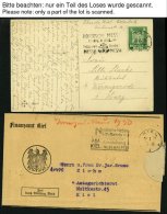 SAMMLUNGEN 1922-45, Reichhaltige Stempelsammlung Kieler Maschinenstempel Mit Werbeeinsätzen, Insgesamt 156 Belege M - Oblitérés