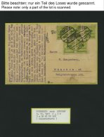 SAMMLUNGEN 1920-23, Interessante Sammlung Inflation Von 60 Belegen, Dabei Dezemberbrief, Tag Der Posterhöhung, Geb& - Used Stamps