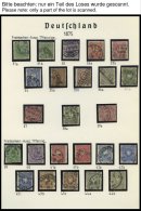SAMMLUNGEN O,Brief,* , 1875-1923, Interessante Reichhaltige Restsammlung, Marken Oft Nicht Ríchtig Katalogisiert, - Oblitérés