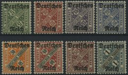 DIENSTMARKEN D 57-64 **, 1920, Amtlicher Verkehr, Prachtsatz, Mi. 70.- - Servizio