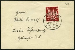 Dt. Reich 862 BRIEF, 1943, 12 Pf. 800 Jahre Lübeck Auf FDC, Pracht - Oblitérés