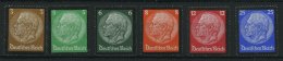 Dt. Reich 548-53 **, 1934, Hindenburg-Trauer, Prachtsatz, Mi. 140.- - Usati