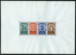 Dt. Reich Bl. 2 **, 1933, Block Nothilfe, Originalgröße, Postfrisch, Kaum Sichtbarer Kleiner Eckbug, Pracht - Oblitérés