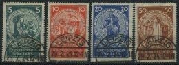 Dt. Reich 351-54 O, 1924, Nothilfe, Prachtsatz, Mi. 100.- - Gebruikt