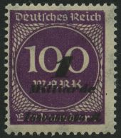 Dt. Reich 331a **, 1923, 1 Mrd. Auf 100 M. Violettpurpur, Pracht, Signiert, Mi. 220.- - Usati