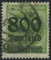 Dt. Reich 307 O, 1923, 800 Tsd. Auf 500 M. Gelblichgrün, Kleine Schürfung, Feinst, Gepr. Peschl, Mi. 2000.- - Usati
