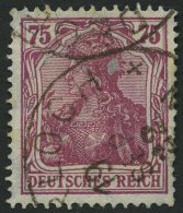 Dt. Reich 197b O, 1922, 75 Pf. Rosalila, Feinst (kleine Zahnmängel), Gepr. Winkler, Mi. 180.- - Oblitérés