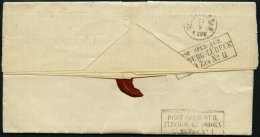 BAHNPOST Itzehoe-Elmshorn, R3 Als Ankunftsstempel Auf Brief Nach Oldesloe Von 1866, Pracht - Macchine Per Obliterare (EMA)