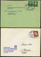 BAHNPOST Hamm-Norddeich (Zug 2226,2228 (3x) Und 2241), 1954-1965, 5 Belege Feinst - Machines à Affranchir (EMA)