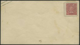 NDP U 51A BRIEF, 1863, 1 Gr. Rosa Auf 3 Ngr. Braun, Format A, Ungebraucht, Minimal Fleckig, Pracht, Mi. 110.- - Autres & Non Classés