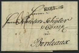 HAMBURG 1799, HAMBURG, L1 Auf Brief Nach Bordeaux, Pracht - Otros & Sin Clasificación
