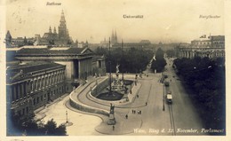 WIEN, Ring 12 November, Parlament. 2 Scans - Ringstrasse