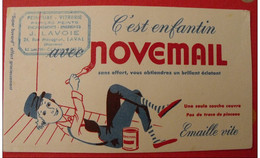 Buvard Peinture Novémail. Lavoie Laval. Vers 1950 - Peintures