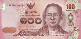 THAILAND 100 BAHT ND (2015) P-127  SIGN. 85 [ TH183a ] - Thailand