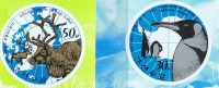 NORTH KOREA 2013 ARCTIC & ANTARCTIC ANIMALS SET IMPERFORATED - Preservare Le Regioni Polari E Ghiacciai