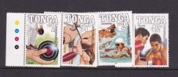 Tonga SG 1065-1068 1990 Commonwealth Games Set MNH - Tonga (1970-...)