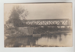 CPSM PHOTO ABBECOURT (Aisne) - Le Pont (reconstruit Après La Guerre) - Other Municipalities